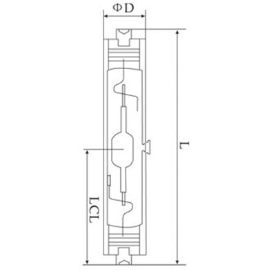 Sokak Aydınlatması 4200K Seramik Metal Halide Işık 35w 50w 70w 100w 150w