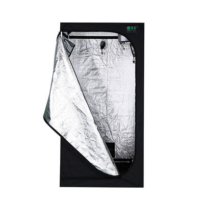 Hidroponik 100cm Uzunluk LED Büyüme Çadırı, 3X3 &quot;600D Kumaş Büyüme Çadırı