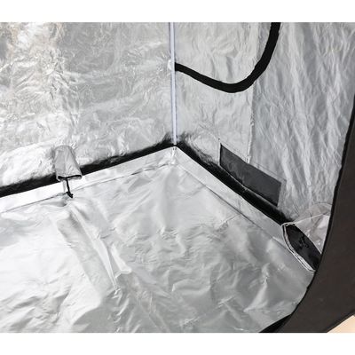 200cm Yükseklik Fermuarlı Hidroponik Kapalı Büyüme Çadırı, 5X5 &quot;Portatif Büyüme Çadırı 600D Kumaş