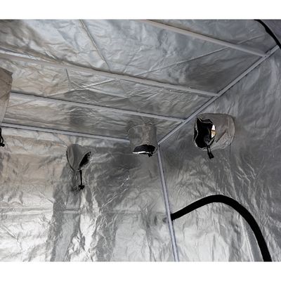200cm Yükseklik Fermuarlı Hidroponik Kapalı Büyüme Çadırı, 5X5 &quot;Portatif Büyüme Çadırı 600D Kumaş