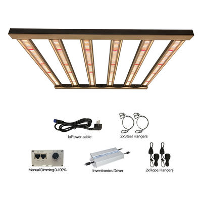 240VAC 2.7μmol / J Bahçe Bitkileri Led Grow Işıklar 320W 6 Sütun Tam Spektrum