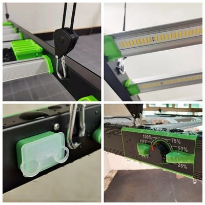 1700umol/s 630W Bahçe Bitkileri Led Grow Işıklar 650W Kısılabilir Tam Spektrum