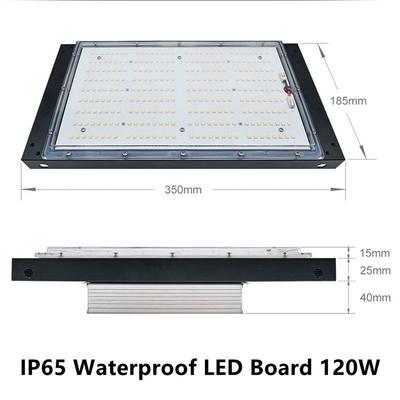 120w Hidroponik LED Grow Işıkları 3500k Kısılabilir IP65 Suya Dayanıklı