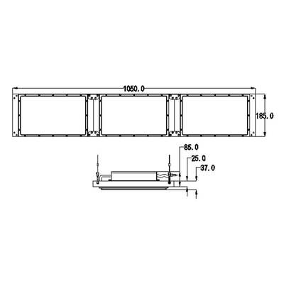 Hydroponics Quantum LED Grow Lights IP65 320w Sebze İçin Tam Spektrum
