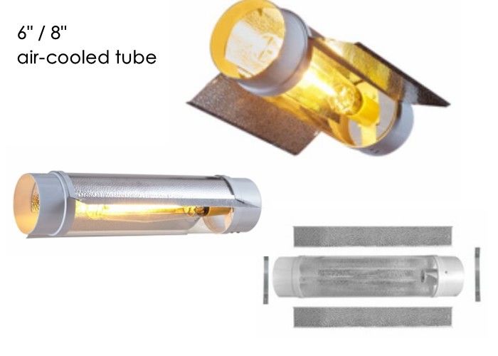 6inch 250w Hava Soğutmalı Grow Light Reflektör hPS mH 400w 600w HID 145lm/w